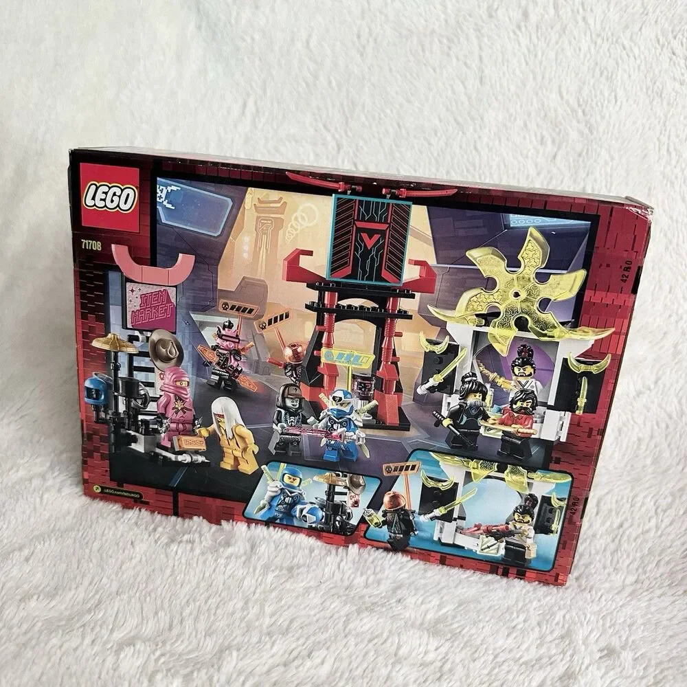 Sealed LEGO Ninjago Gamers Market Set 71708 Retired Ninjas 218 Pieces